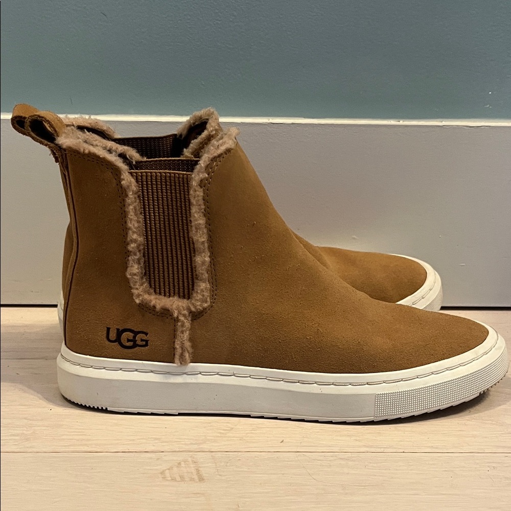 UGG Tan Slip-On Boots 7 1/2